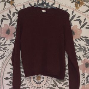Burgundy sweater